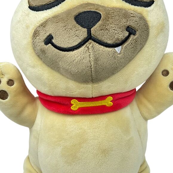 Puppy Dog Pals Rolly Plush 13" Disney Store Cuddleez Squishy Soft Brown Pug Dog - Picture 5 of 10